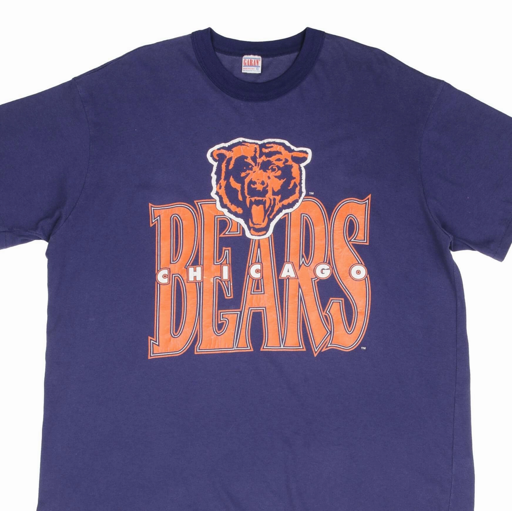 VINTAGE NFL CHICAGO BEARS 1990S TEE SHIRT SIZE 2XL MADE IN USA Soft Fabric Vibrant Prints