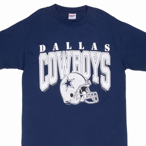 VINTAGE NFL DALLAS COWBOYS 1996 BLUE TEE SHIRT LARGE Multi Purpose Wear Premium Comfort
