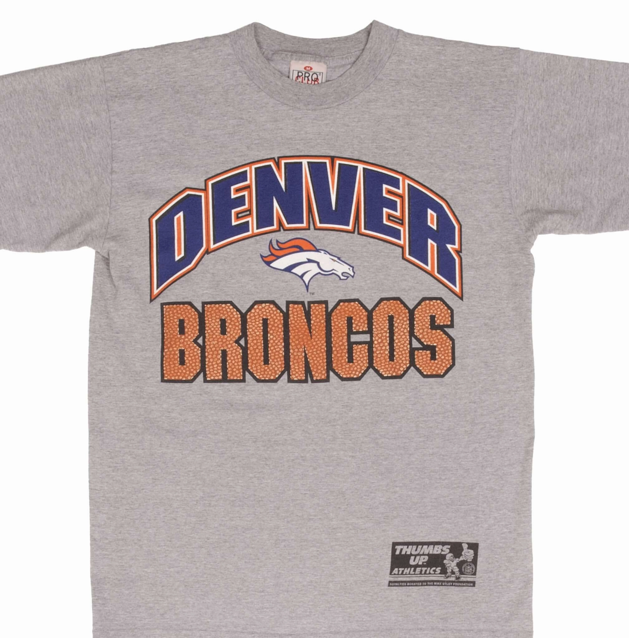 VINTAGE NFL DENVER BRONCOS 1990S TEE SHIRT SIZE MEDIUM MADE IN USA hiking clothes