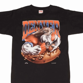 VINTAGE NFL DENVER BRONCOS 1994 TEE SHIRT SIZE XL MADE IN USA Comfy Layering