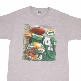 VINTAGE NFL GREEN BAY PACKERS 1990S TEE SHIRT SIZE 2XL MADE IN USA Animal Print
