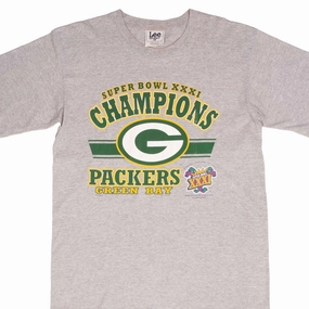 VINTAGE NFL GREEN BAY PACKERS SUPER BOWL CHAMPIONS XXXI 1997 TEE SHIRT SZE LARGE Timeless Must-Have Breathable Comfort Design