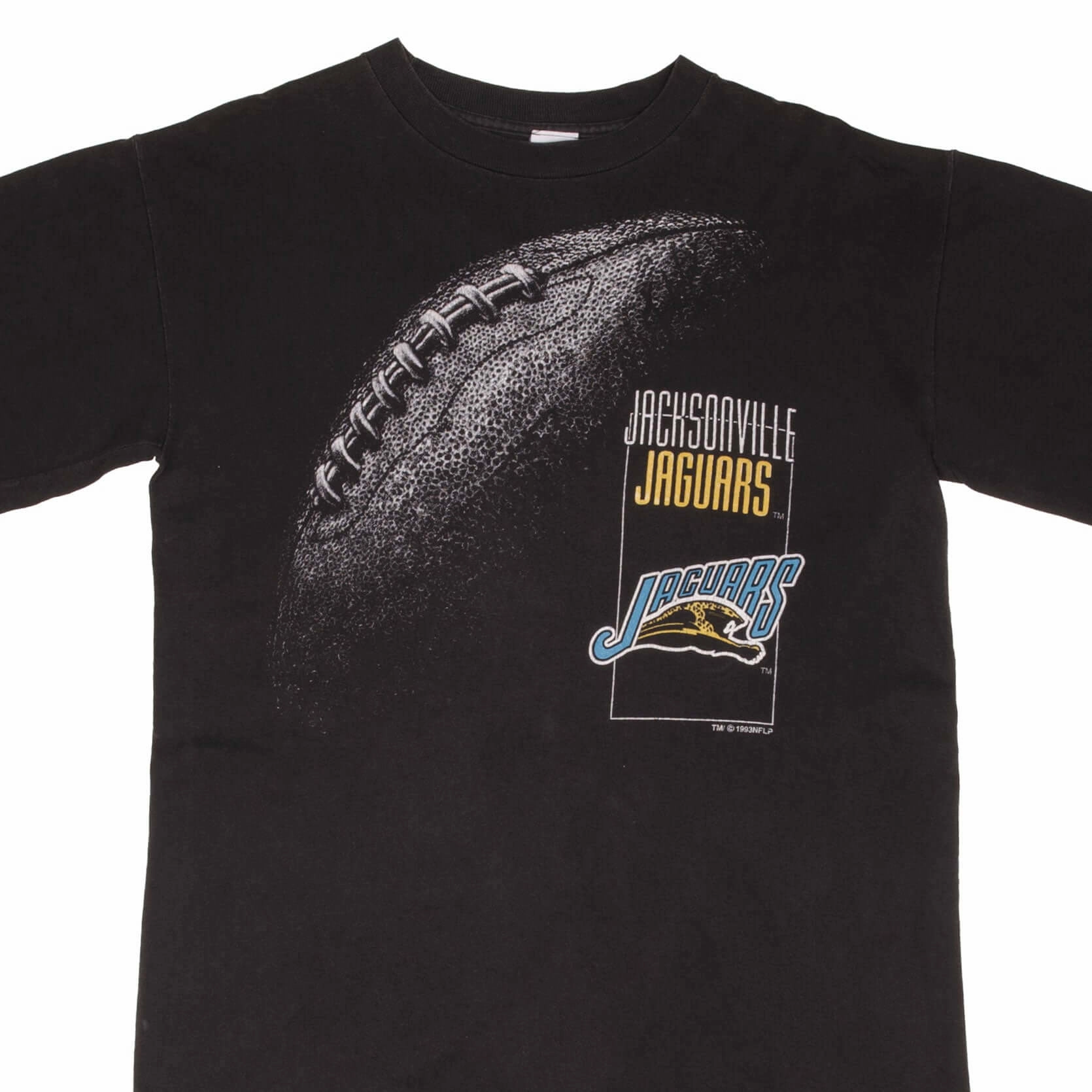 Versatile Piece VINTAGE NFL JACKSONVILLE JAGUARS BANNED LOGO TEE SHIRT 1993 MEDIUM MADE IN USA