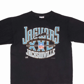 Comfy Touch Stylish Layer Look VINTAGE NFL JACKSONVILLE JAGUARS BANNED LOGO TEE SHIRT 1993 XL MADE IN USA