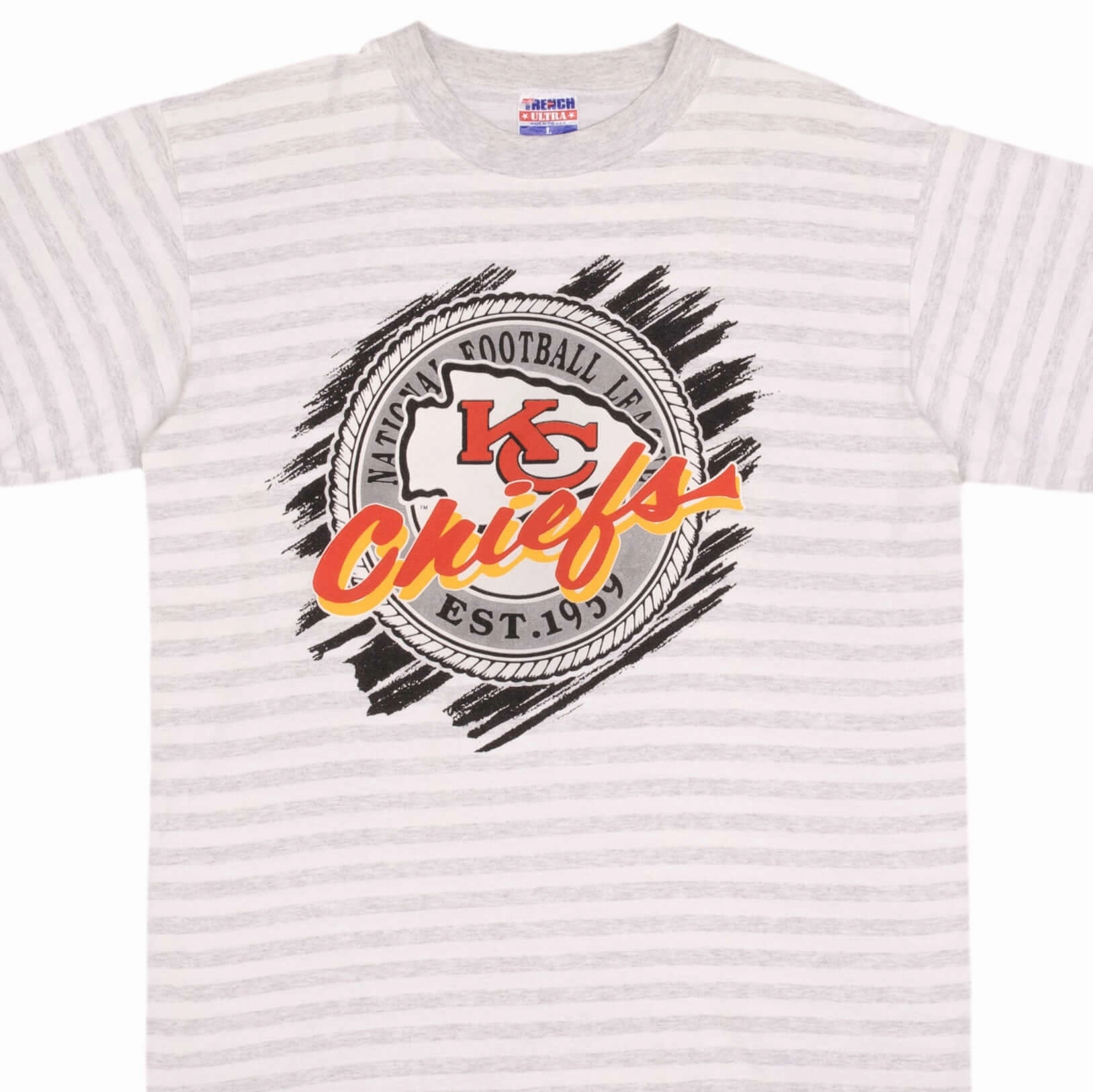 VINTAGE NFL KANSAS CITY CHIEFS 1990S TEE SHIRT SIZE LARGE MADE IN USA casual and comfortable