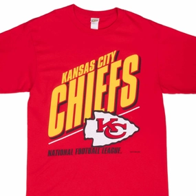 WrinkleResistant Texture VINTAGE NFL KANSAS CITY CHIEFS 1994 TEE SHIRT MEDIUM
