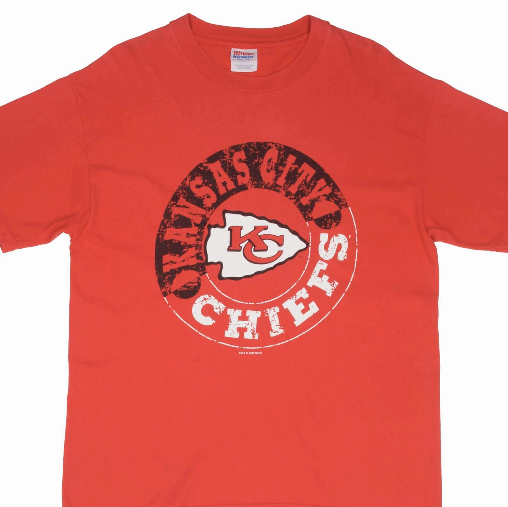 Performance Layer Modern Design VINTAGE NFL KANSAS CITY CHIEFS 1997 TEE SHIRT SIZE LARGE