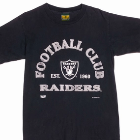 Elegant and Relaxed VINTAGE NFL LOS ANGELES RAIDERS TEE SHIRT 1994 SIZE MEDIUM MADE IN USA