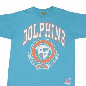 Minimal Design VINTAGE NFL MIAMI DOLPHINS 1990S TEE SHIRT SIZE LARGE MADE IN USA