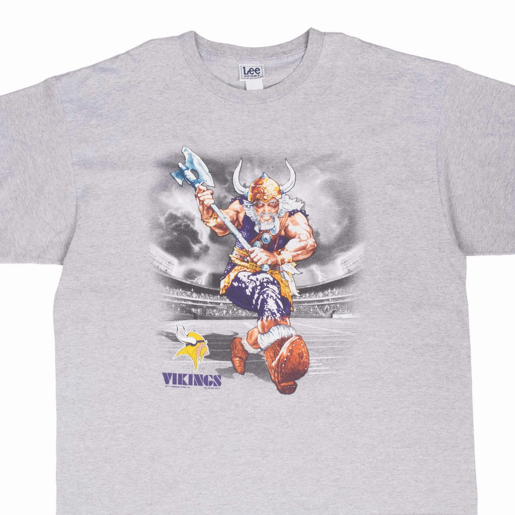 VINTAGE NFL MINNESOTA VIKINGS 2001 TEE SHIRT 2XL Street Ready