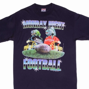 Lightweight Design VINTAGE NFL MONDAY NIGHT FOOTBALL TEE SHIRT 1997 SIZE XL MADE IN USA