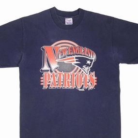 VINTAGE NFL NEW ENGLAND PATRIOTS 1990S TEE SHIRT SIZE LARGE MADE IN USA dry cleanable