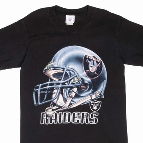 VINTAGE NFL OAKLAND RAIDERS 2000S TEE SHIRT MEDIUM Reversible Design Concept NonIrritating Fabric