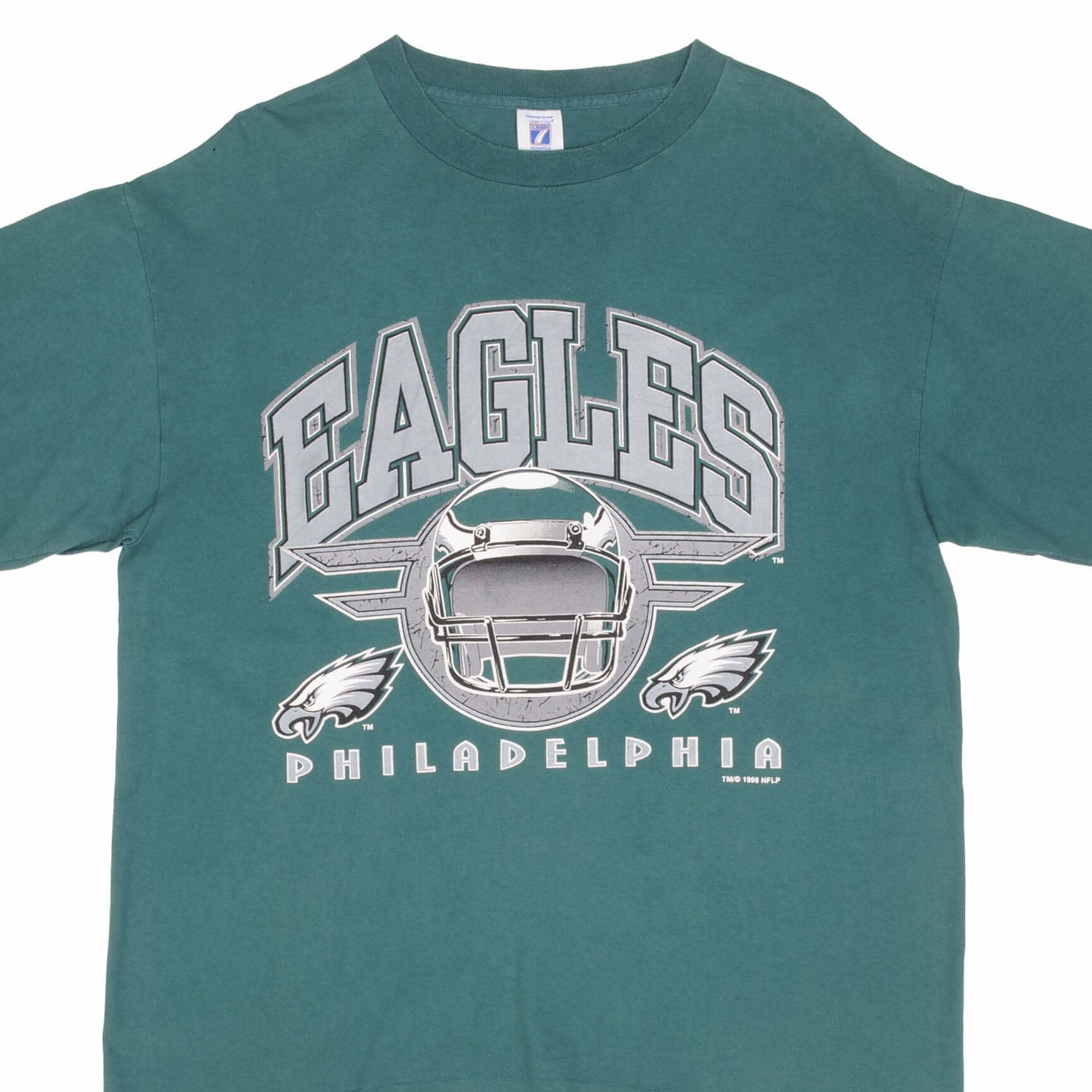 VINTAGE NFL PHILADELPHIA EAGLES 1996 TEE SHIRT SIZE XL MADE IN USA Long Lasting Color