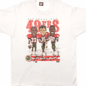 VINTAGE NFL SAN FRANCISCO 49ERS TEE SHIRT 1987 SIZE LARGE MADE IN USA Weekend Ready