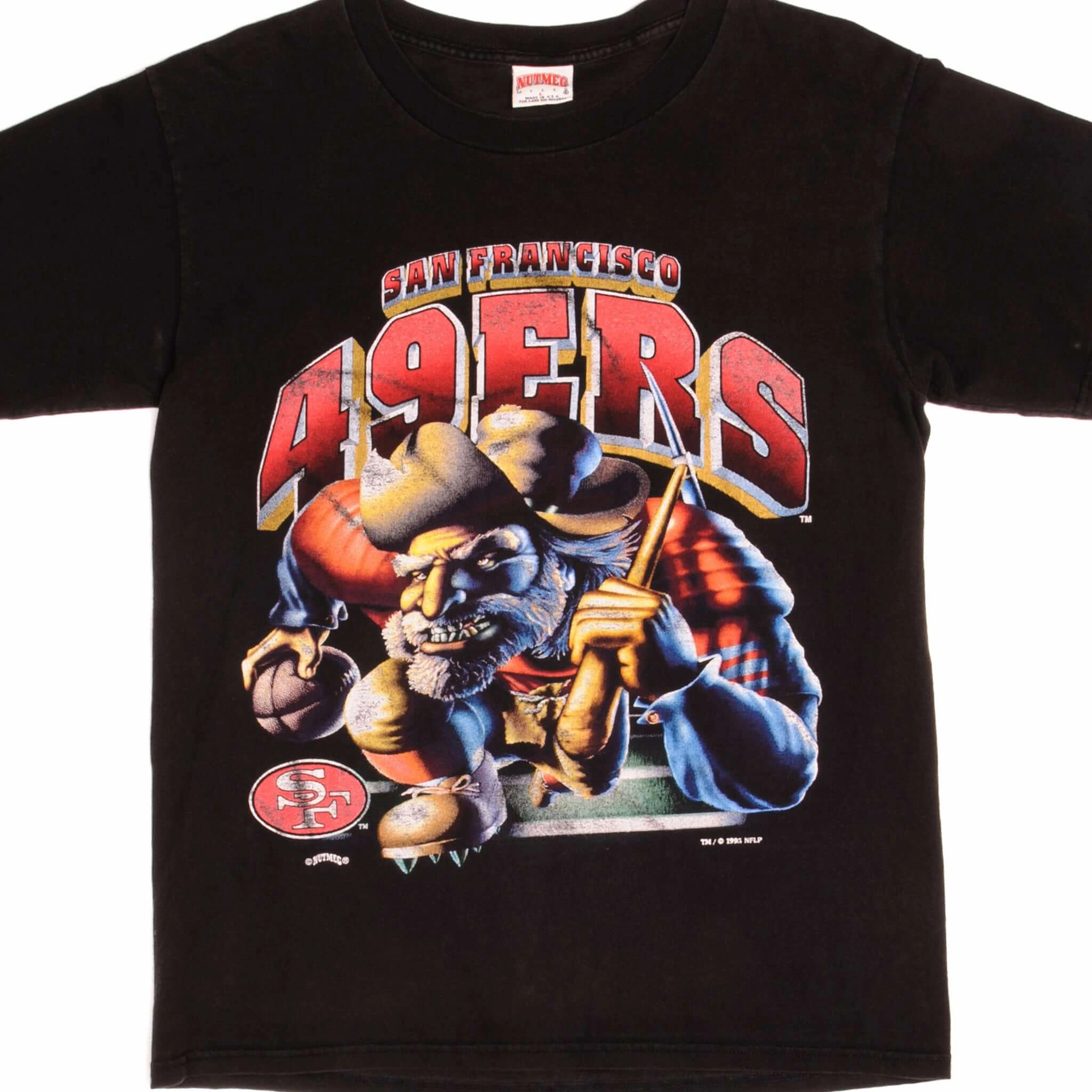 Fit For All Day Thermoregulating Fabric VINTAGE NFL SAN FRANCISCO 49ERS TEE SHIRT 1993 SIZE LARGE MADE IN USA