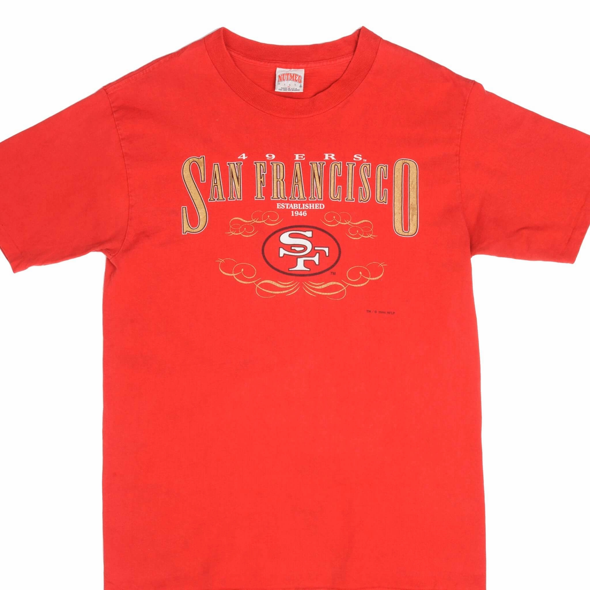 VINTAGE NFL SAN FRANCISCO 49ERS TEE SHIRT 1994 SIZE LARGE MADE IN USA Light Casual Casual everyday wear