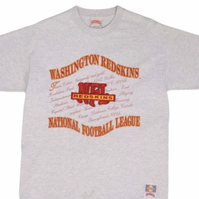 VINTAGE NFL WASHINGTON REDSKINS 1990S TEE SHIRT SIZE LARGE MADE IN USA Fashionable Ease Effortless Comfort