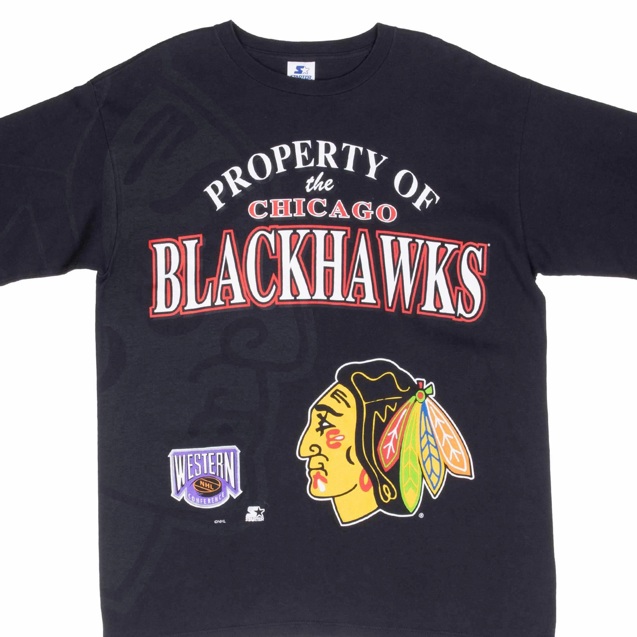 Camping practicality Daily Casual VINTAGE NHL CHICAGO BLACKHAWKS TEE SHIRT 1990S LARGE MADE IN USA
