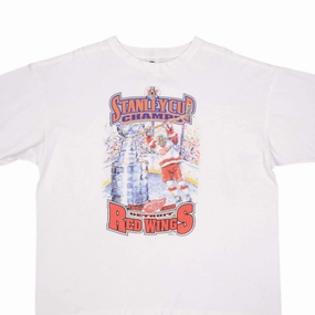 VINTAGE NHL DETROIT RED WINGS STANLEY CUP CHAMPIONS 1998 TEE SHIRT XL Essential Top