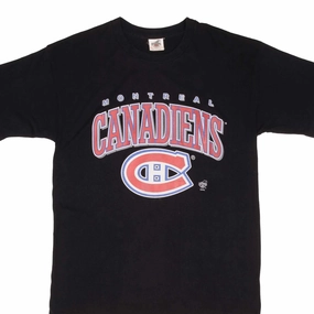 Street Ready V neck elegance VINTAGE NHL MONTREAL CANADIENS 1990S TEE SHIRT SIZE LARGE