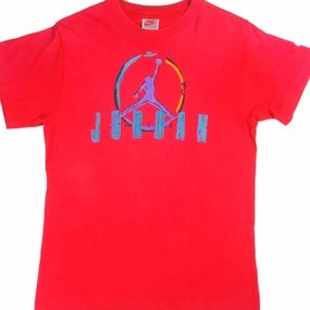 AntiPilling Treatment Versatile Design VINTAGE NIKE AIR JORDAN TEE SHIRT 1987-1994 SIZE MEDIUM MADE IN USA