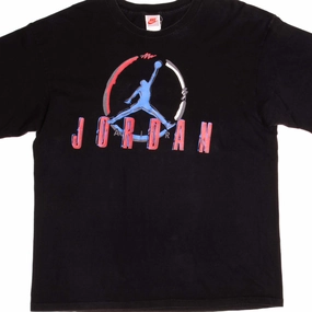 MoistureControlFibers VINTAGE NIKE AIR JORDAN TEE SHIRT 1987-1994 SIZE XL MADE IN USA