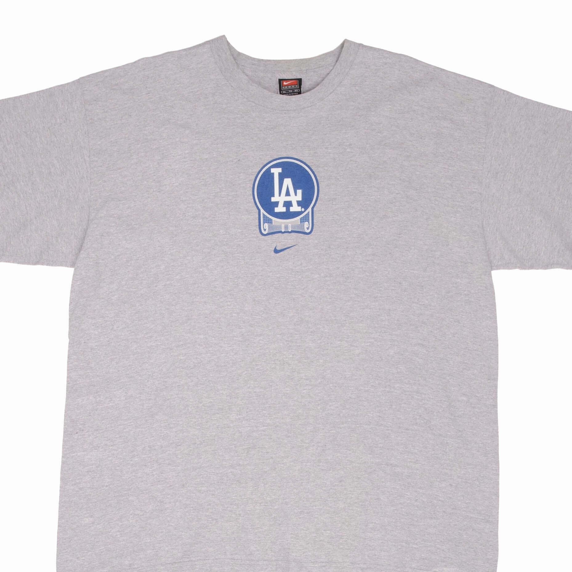 VINTAGE NIKE CENTER SWOOSH MLB LOS ANGELES DODGERS TEE SHIRT 2002 SIZE XL Smart Casual