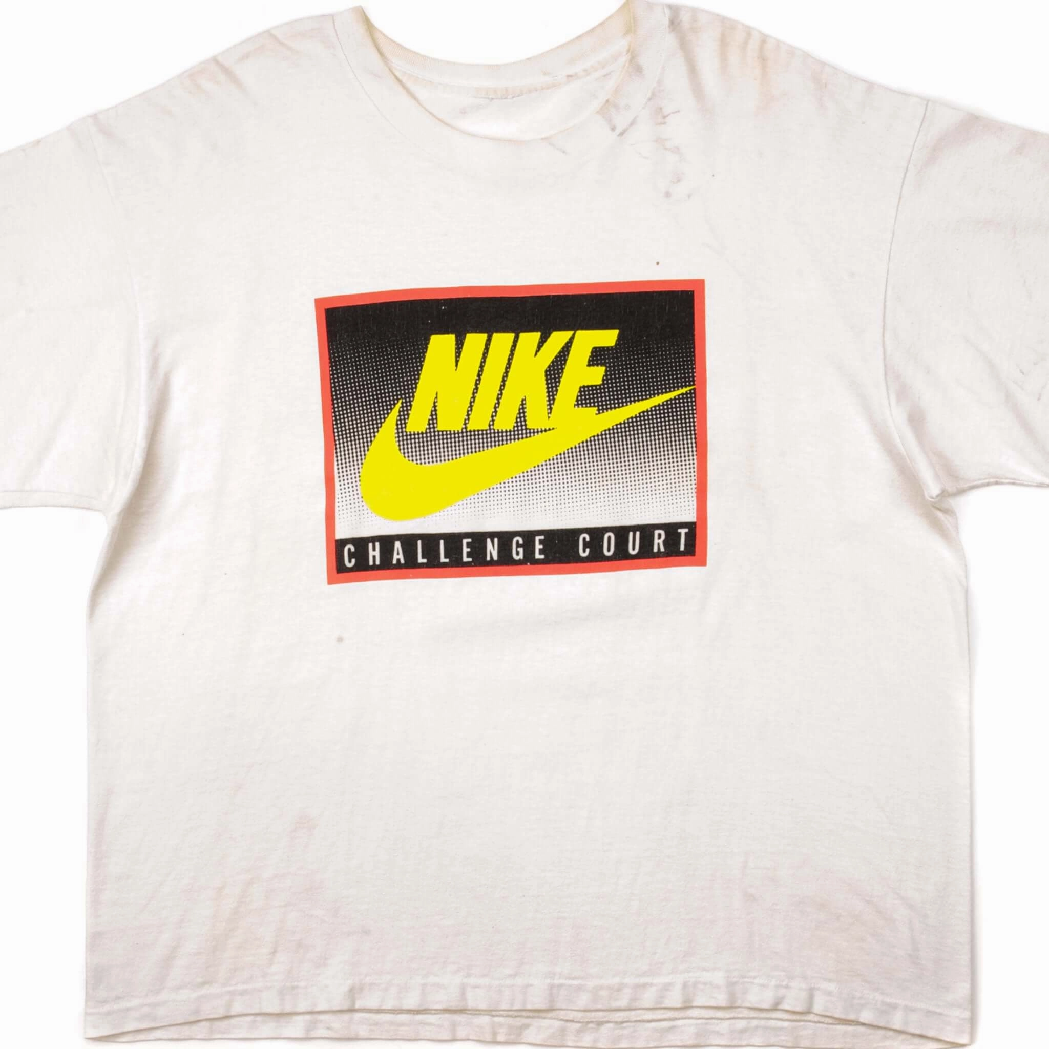 LayeringFriendly VINTAGE NIKE CHALLANCE COURT TEE SHIRT SIZE XL