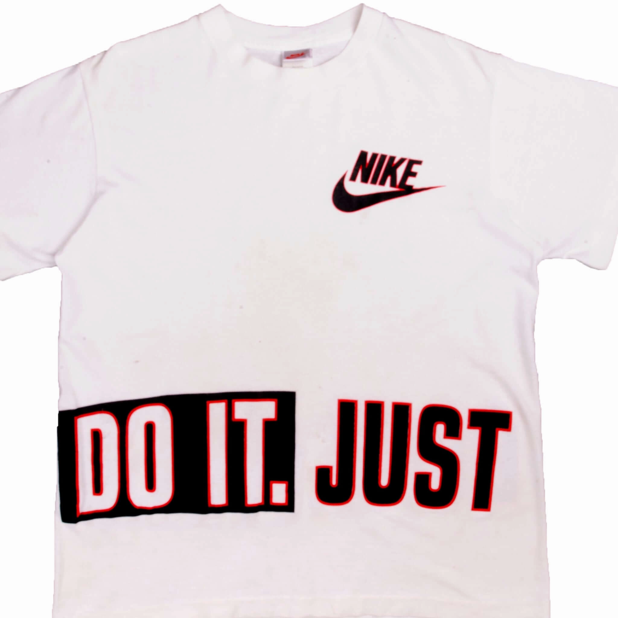 Anti Odor Treatment VINTAGE NIKE JUST DO IT TEE SHIRT 1987-1994 SIZE LARGE MADE IN USA