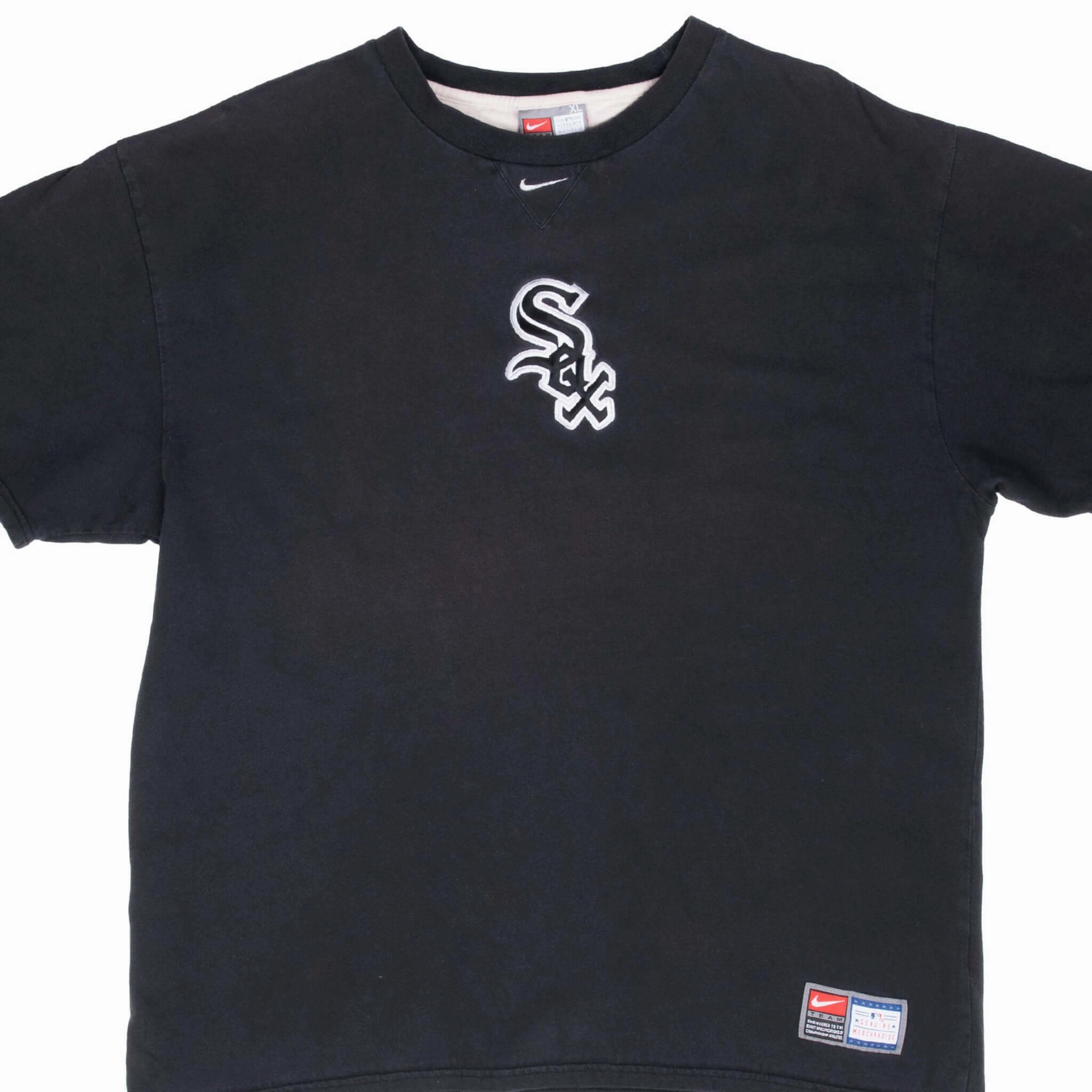 VINTAGE NIKE MLB CHICAGO WHITE SOX EMBROIDERED TEE SHIRT 2000S XL Classic timelessness Odor-resistant