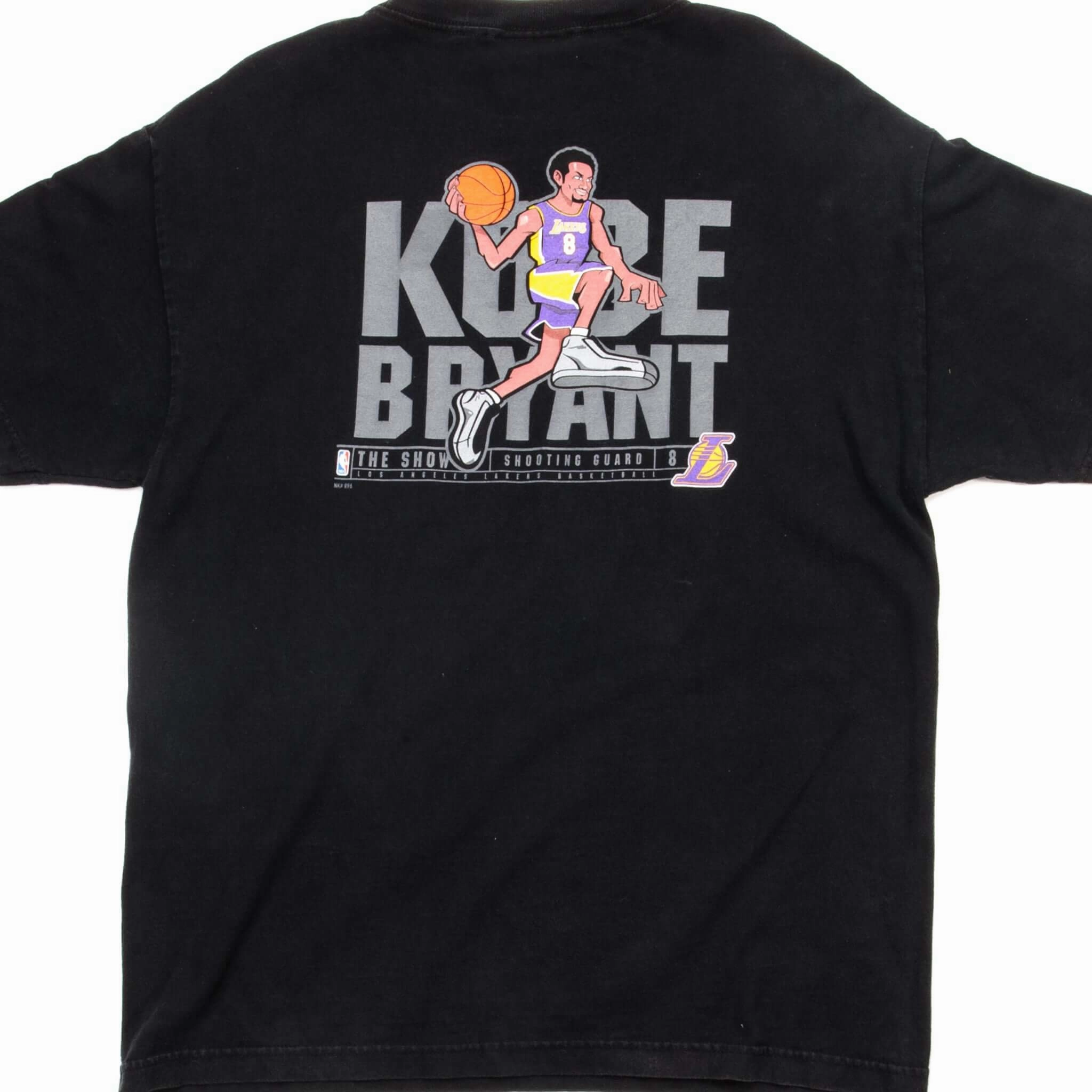 VINTAGE NIKE NBA LOS ANGELES LAKERS TEE SHIRT SIZE MEDIUM Chill Mode Reinforced Shoulder Seams