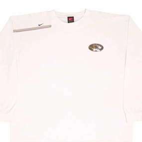 VINTAGE NIKE NCAA MISSOURI TIGERS BASKETBALL LONG SLEEVE TEE SHIRT 2000S 2XL Streetwear Style