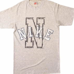 VINTAGE NIKE TEE SHIRT SIZE SMALL MEDIUM MADE IN CANADA 1987-1992 Embroidered UPF Rated Fabric