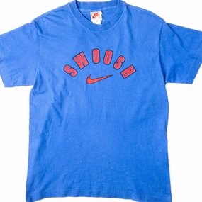 Roomy Design Casual Layer Wear VINTAGE NIKE TEE SHIRT SWOOSH SIZE MEDIUM MADE IN USA 1987-1992