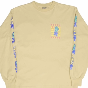 Fashion-Forward Look VINTAGE OBEY THE RYTHME LONG SLEEVE TEE SHIRT 2000S SIZE MEDIUM