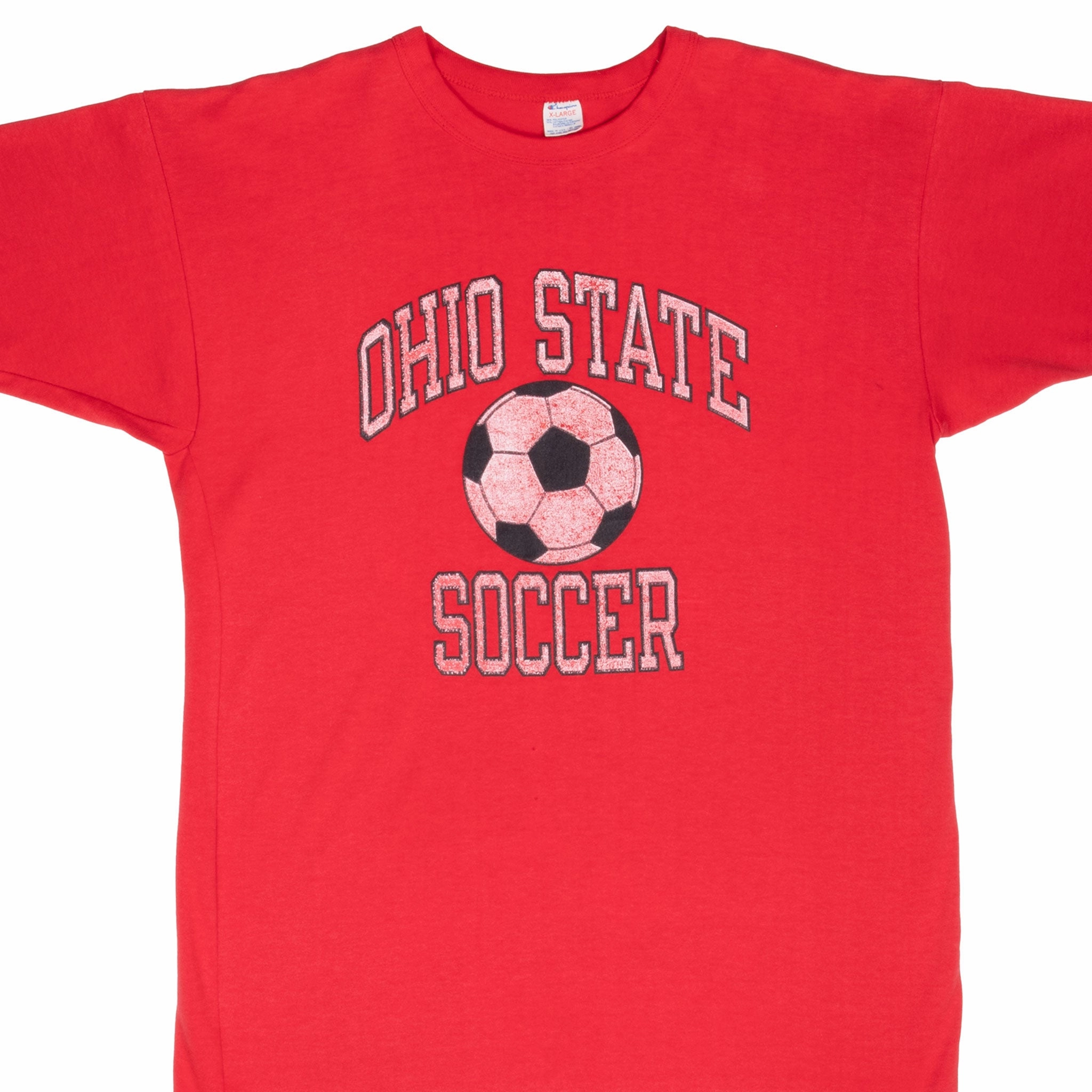VINTAGE OHIO STATE SOCCER CHAMPION TEE SHIRT 1980S LARGE MADE IN USA LongLastingColor Fresh Outfit