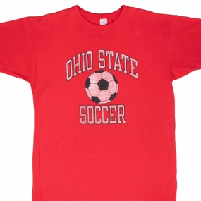 VINTAGE OHIO STATE SOCCER CHAMPION TEE SHIRT 1980S LARGE MADE IN USA LongLastingColor Fresh Outfit