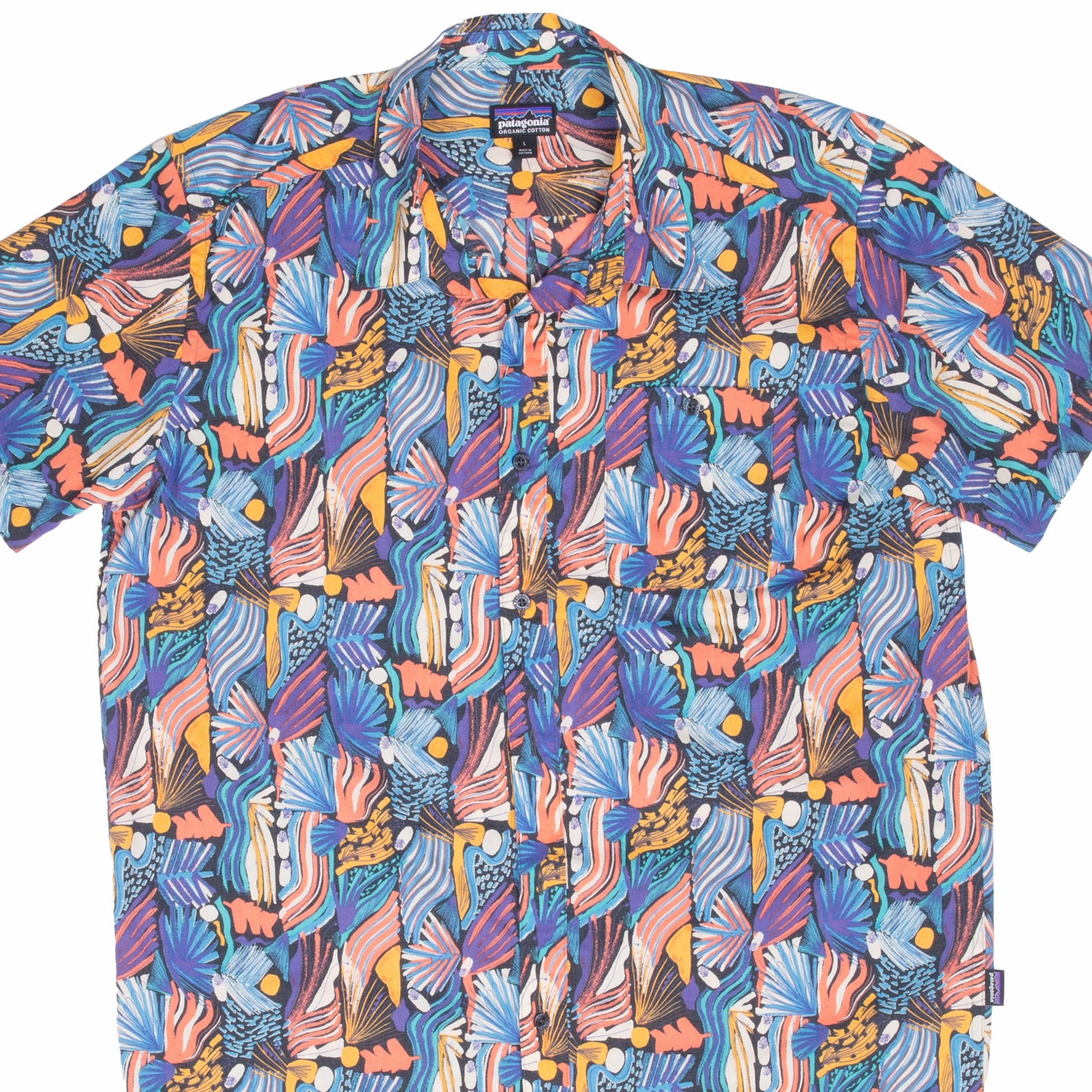 Stylish piece OdorResistant VINTAGE PATAGONIA SHORT SLEEVE HAWAIIAN SHIRT LARGE 2000S