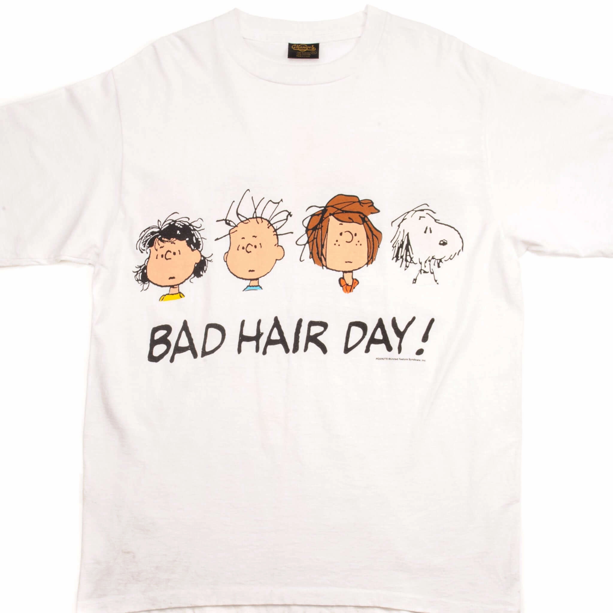 VINTAGE PEANUTS TEE SHIRT SIZE XL MADE IN USA Ultra Soft Blend Comfy Apparel