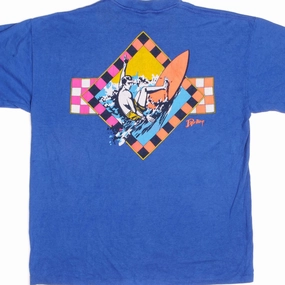 Sleek Look Fashion-Forward Look VINTAGE PIPELINE SURF TEE SHIRT SIZE LARGE MADE IN USA 1980s