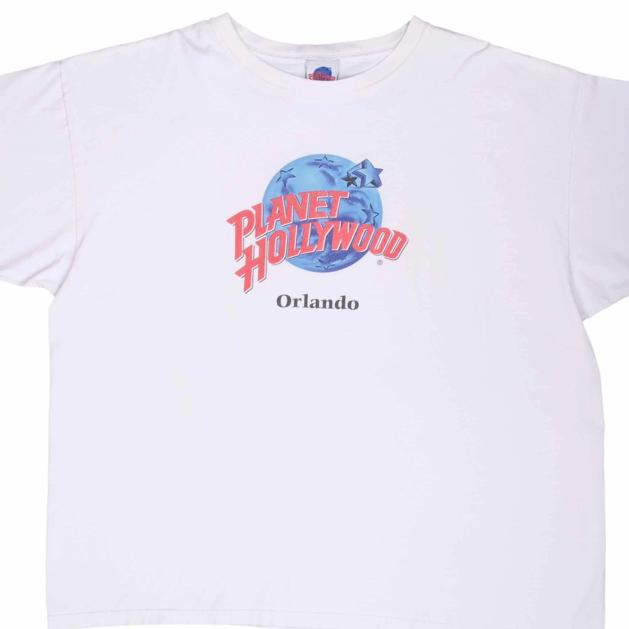 VINTAGE PLANET HOLLYWOOD ORLANDO 1990S TEE SHIRT XL MADE IN USA Non Irritating Seams