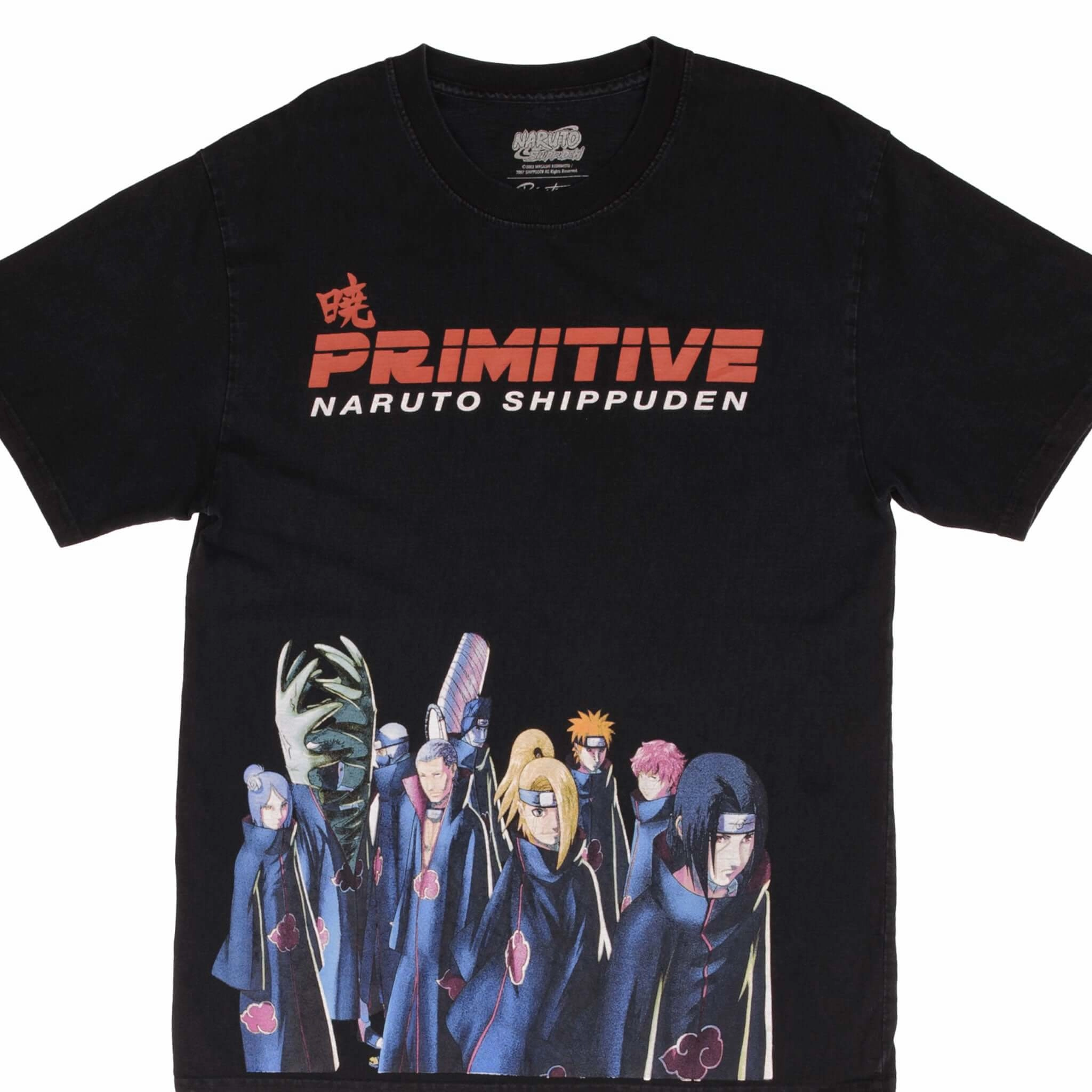 Fashion Top Cozy And Warm VINTAGE PRIMITIVE NARUTO SHIPPUDEN 2007 TEE SHIRT SIZE SMALL