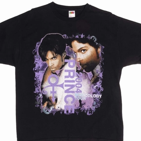 Summer Wardrobe Slim Waistband VINTAGE PRINCE TEE SHIRT Musicology Tour 2004 SIZE XL