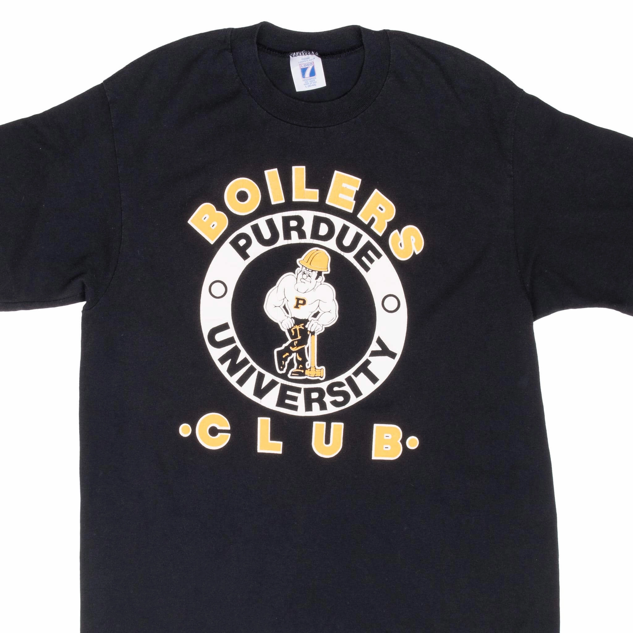 Daily Trend VINTAGE PURDUE UNIVERSITY BOILERS CLUB TEE SHIRT 1980S MEDIUM MADE IN USA
