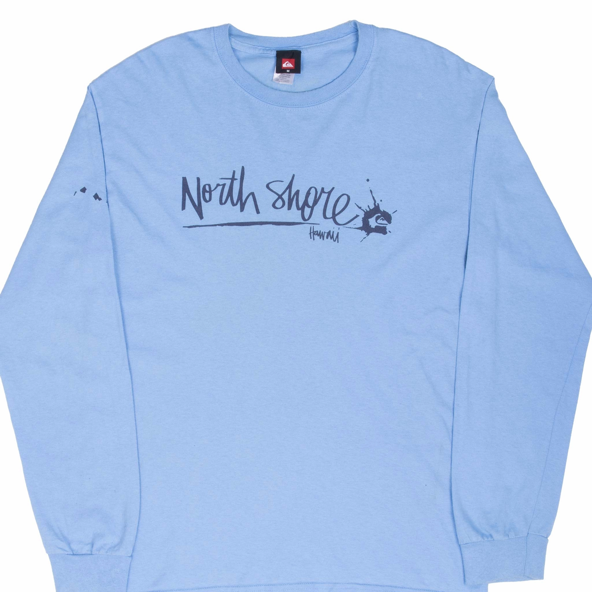 Timeless Design Fashionable Wear VINTAGE QUICKSILVER HAWAII BLUE LONG SLEEVE SURF TEE SHIRT 2000S MEDIUM