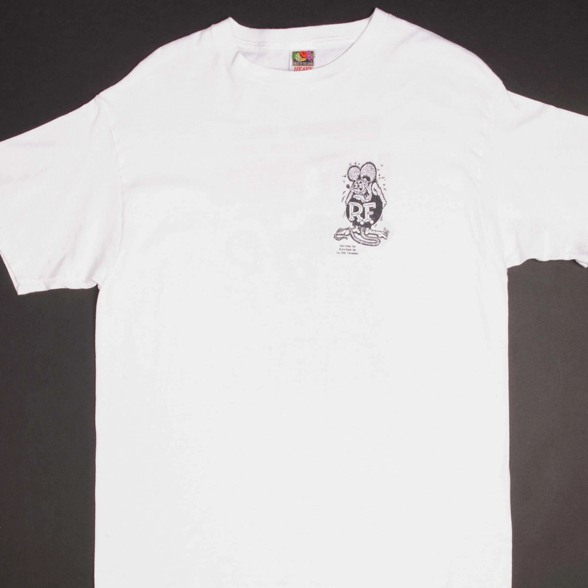 Cozy Comfort Design VINTAGE RAT FINK TEE SHIRT HOT RODS 1984 SIZE LARGE