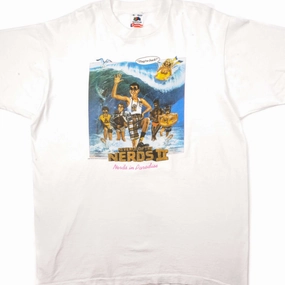 VINTAGE REVENGE OF THE NERD II TEE SHIRT 1987 SIZE XL MADE IN USA Stretch Comfort Light Style Trend