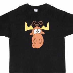 VINTAGE RICKY AND BULLWINKLE TACO BELL TEE SHIRT 1993 2XL MADE USA Chill Mode