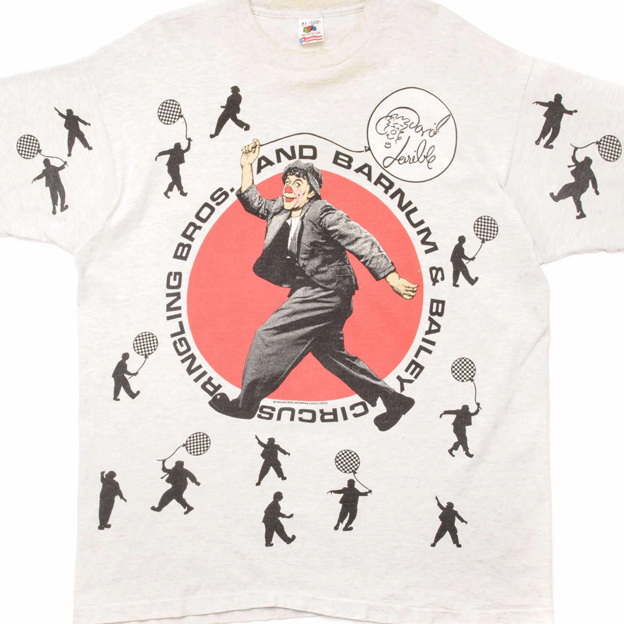 VINTAGE RINGLING BROS. AND BARNUM & BAILEY CIRCUS TEE SHIRT SIZE XL MADE IN USA TemperatureControl Fabric All Day Wear